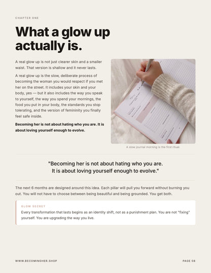 Becoming Her — The 6-Month Glow Up Program