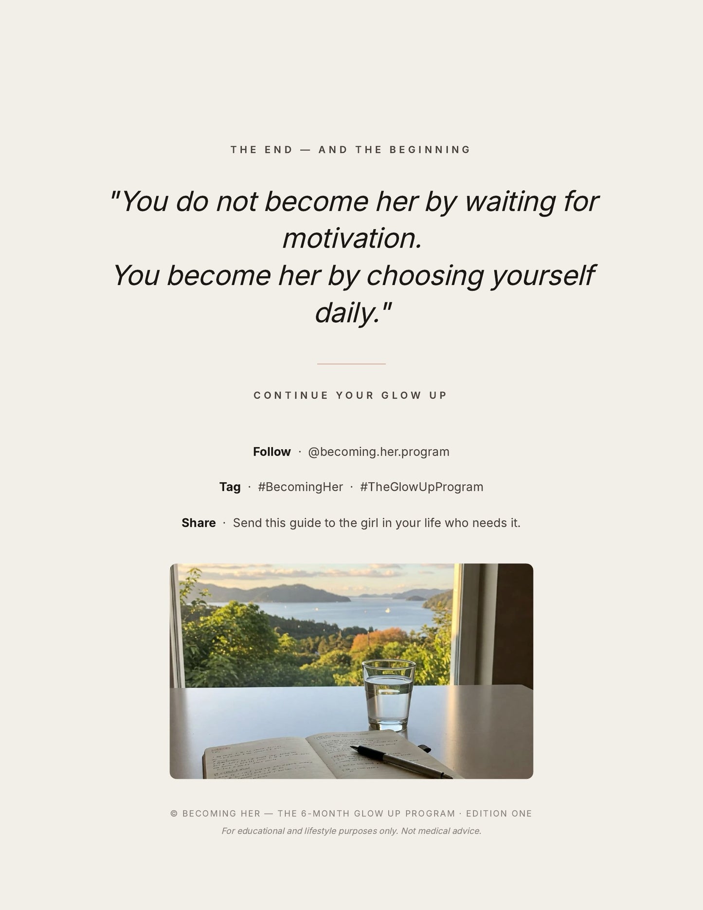 Becoming Her — The 6-Month Glow Up Program